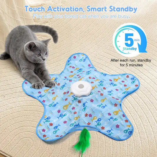 ⚡ Unleash Their Inner Hunter: The Smart Unpredictable Hide-and-Seek Cat Toy That Crushes Boredom Automatically! 🐱🔥