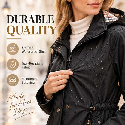 Women's Lightweight Hooded Rain Jacket