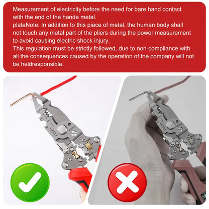 ⚡ Look Inside the Wire Before You Cut: The 2026 Intelligent Heavy-Duty Stripping Pliers with Built-In 12-250V Voltage Radar & Live Alarms! 🛠️🛡️