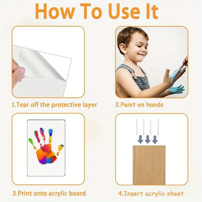 🔥 Stop Letting Their Childhood Slip Away: The 4-Layer Magic 3D Handprint Frame Set That Freezes Family Love Forever! 🪵👶