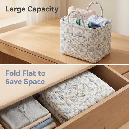 🔥 Reclaim Your Luxury Cabin Vibe: The Chic 1-Second Floral Car Storage Basket That Vanishes Backseat Clutter & Is 100% Machine Washable! 🌸📦