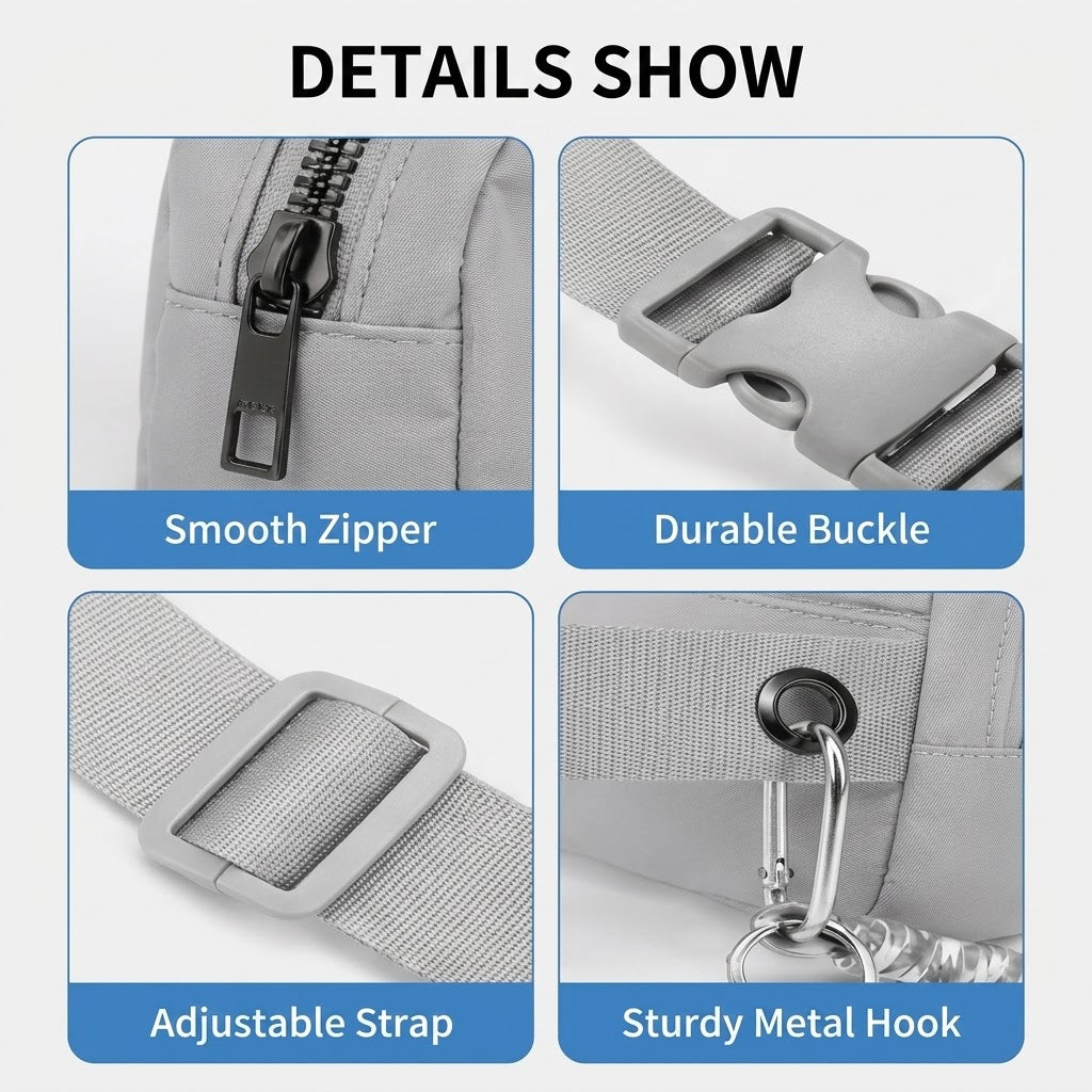 Adjustable Strap Crossbody Bag