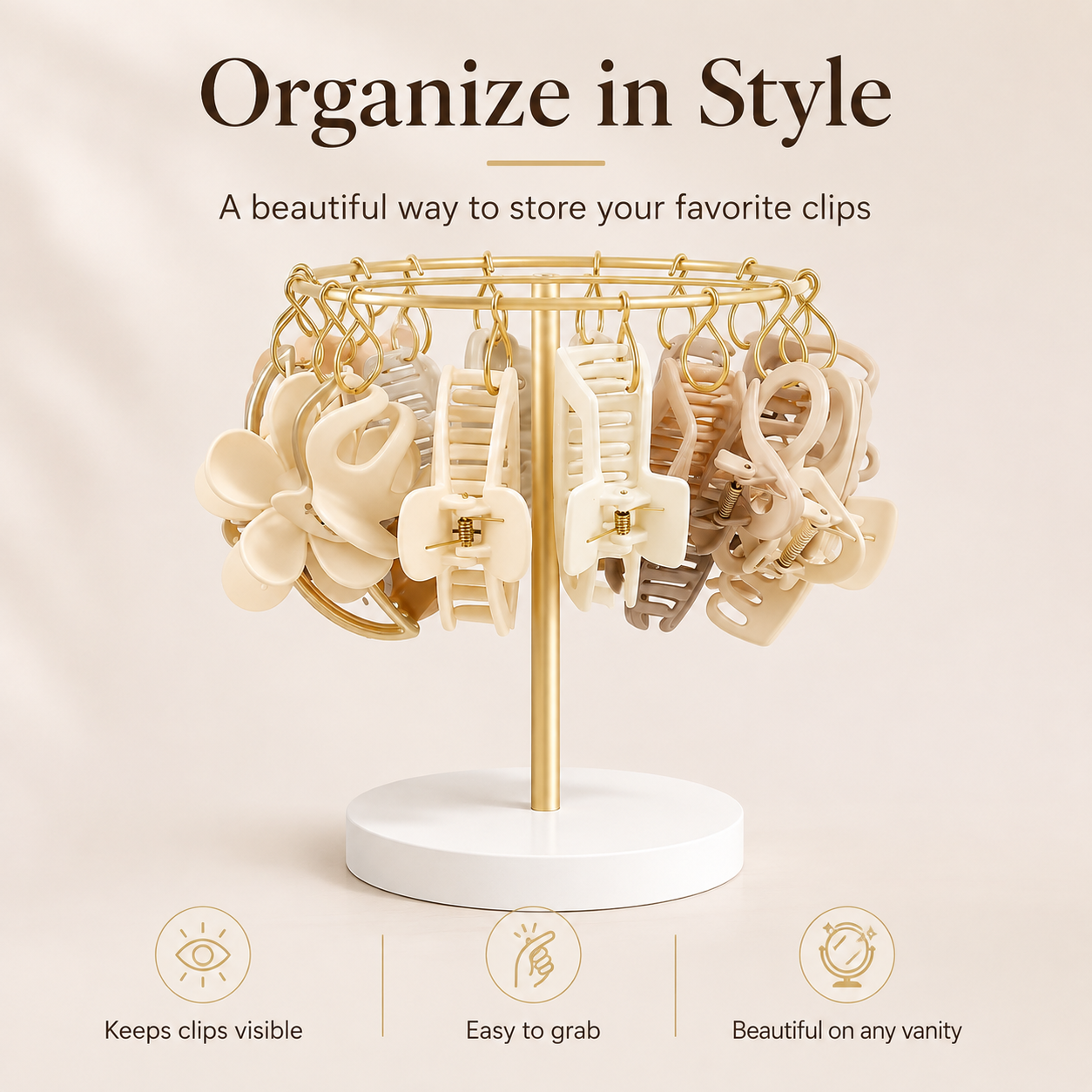 Hair Accessories Storage & Display Stand