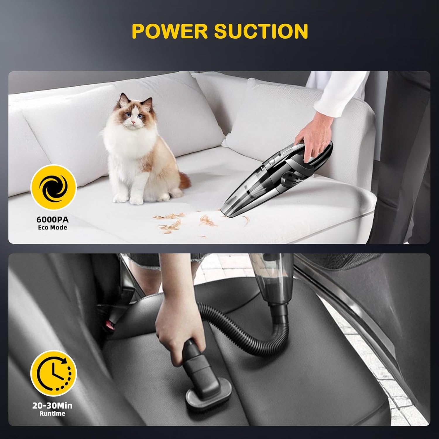 🔥Limited Time 50% Off✨Mini Cordless Handheld Vacuum Cleaner