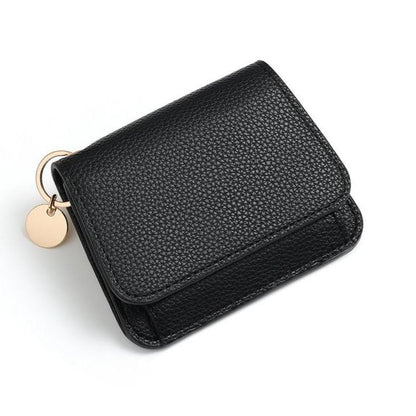 💳 Pocket-Sized Elegance | Women's Elegant Minimalist Short Slim Bifold Purse, RFID Blocking Card Holder & Compact Coin Wallet ✨