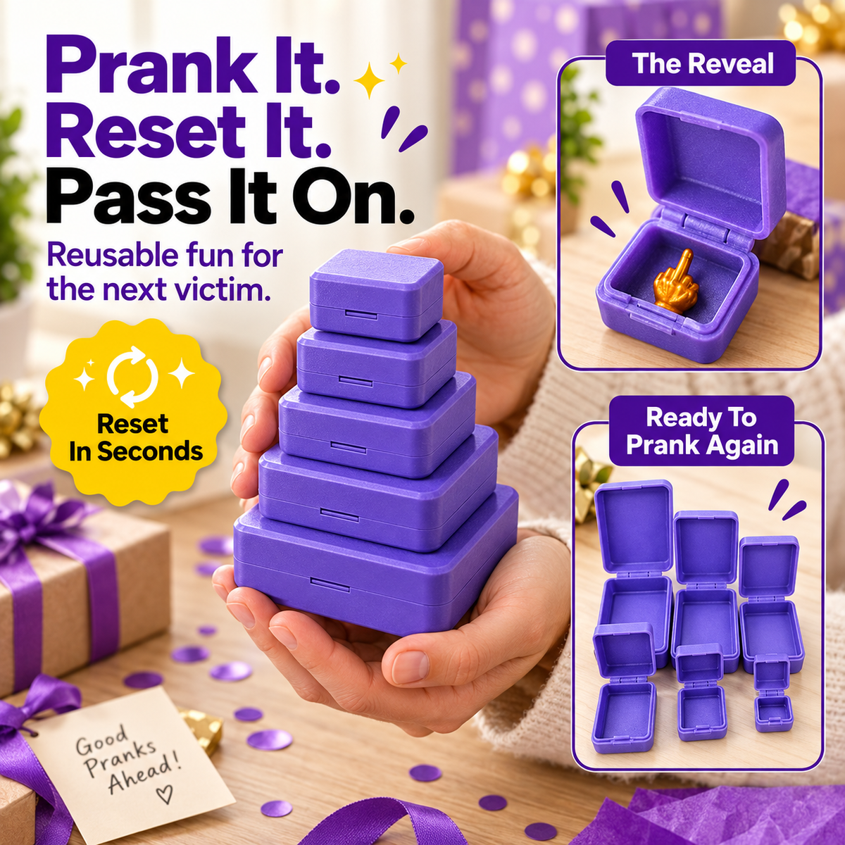 Nesting Surprise Prank Gift Box