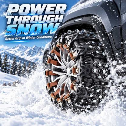 Anti-Skid Tire Traction Straps for Snow & Ice