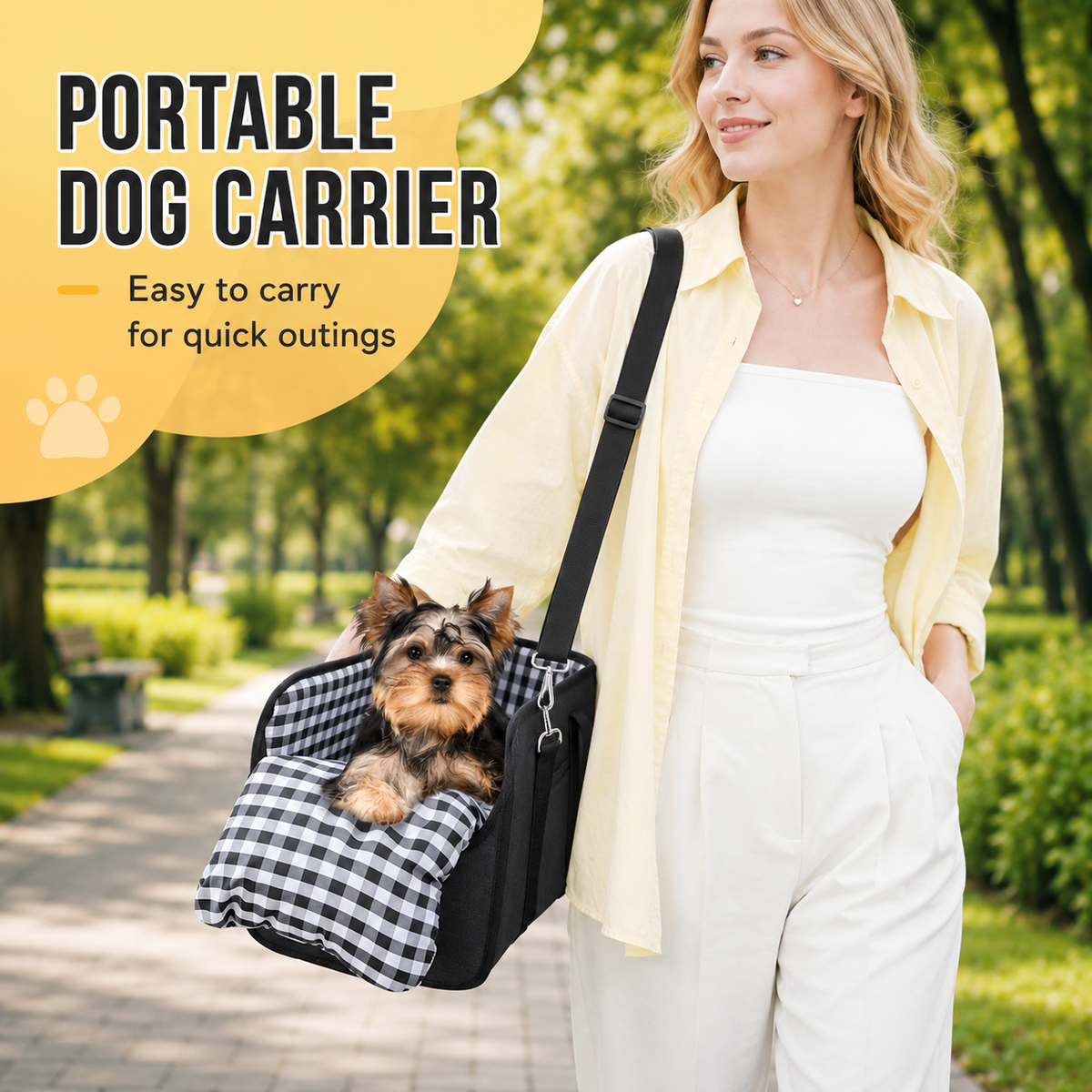 Console dog car seat with armrests