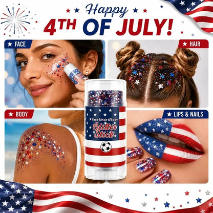 ⚡ Born to Sparkle: The Ultimate 4th of July Red, White & Blue Glitter Stick That Puts a Fest in Every Party! ✨