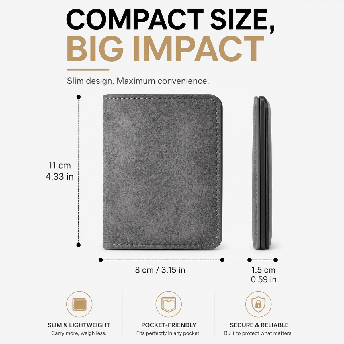 Men’s Slim Multi-Card Wallet 💳