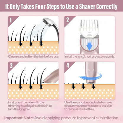 🔥 Erase Razor Bumps For Good: The 2-in-1 Waterproof Electric Bikini Trimmer That Delivers Flawless, Silk-Smooth Skin Without The Waxing Pain! 👙🍑