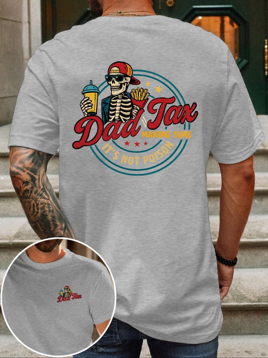 👨‍👩‍👧‍👦 Dad Tax is Real! Declare Your Rights This Father's Day with the Funniest Shirt Ever! 🥩⚖️