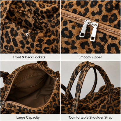 🐆 Leopard Print Travel Bag | Stylish & Spacious ✈️