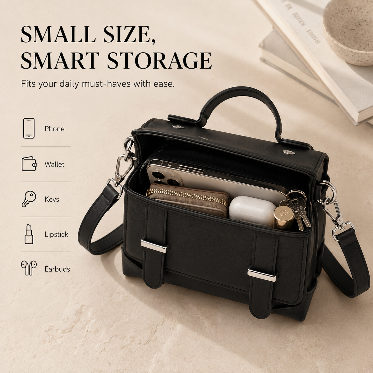 Portable Mini Sling Crossbody Bag
