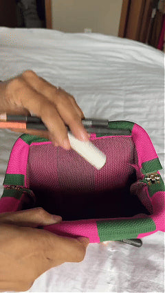 👜 Your New Go-To | Women's Striped Cloud Handbag Pleated Lightweight Tote Bag ✨