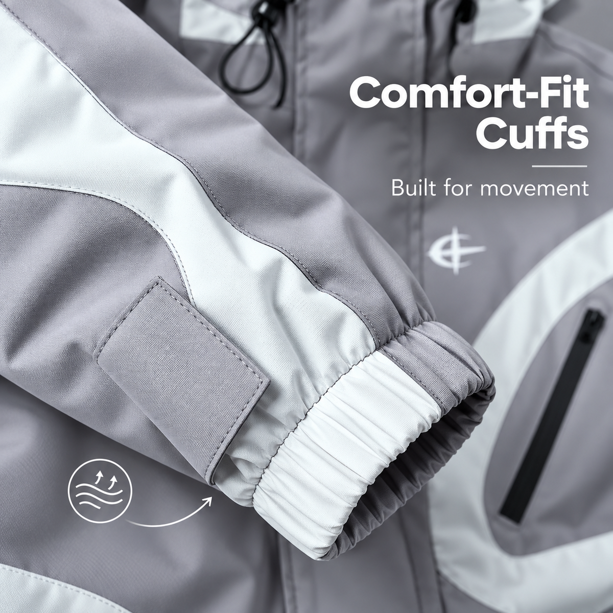 Men's Futuristic Techwear Windbreaker