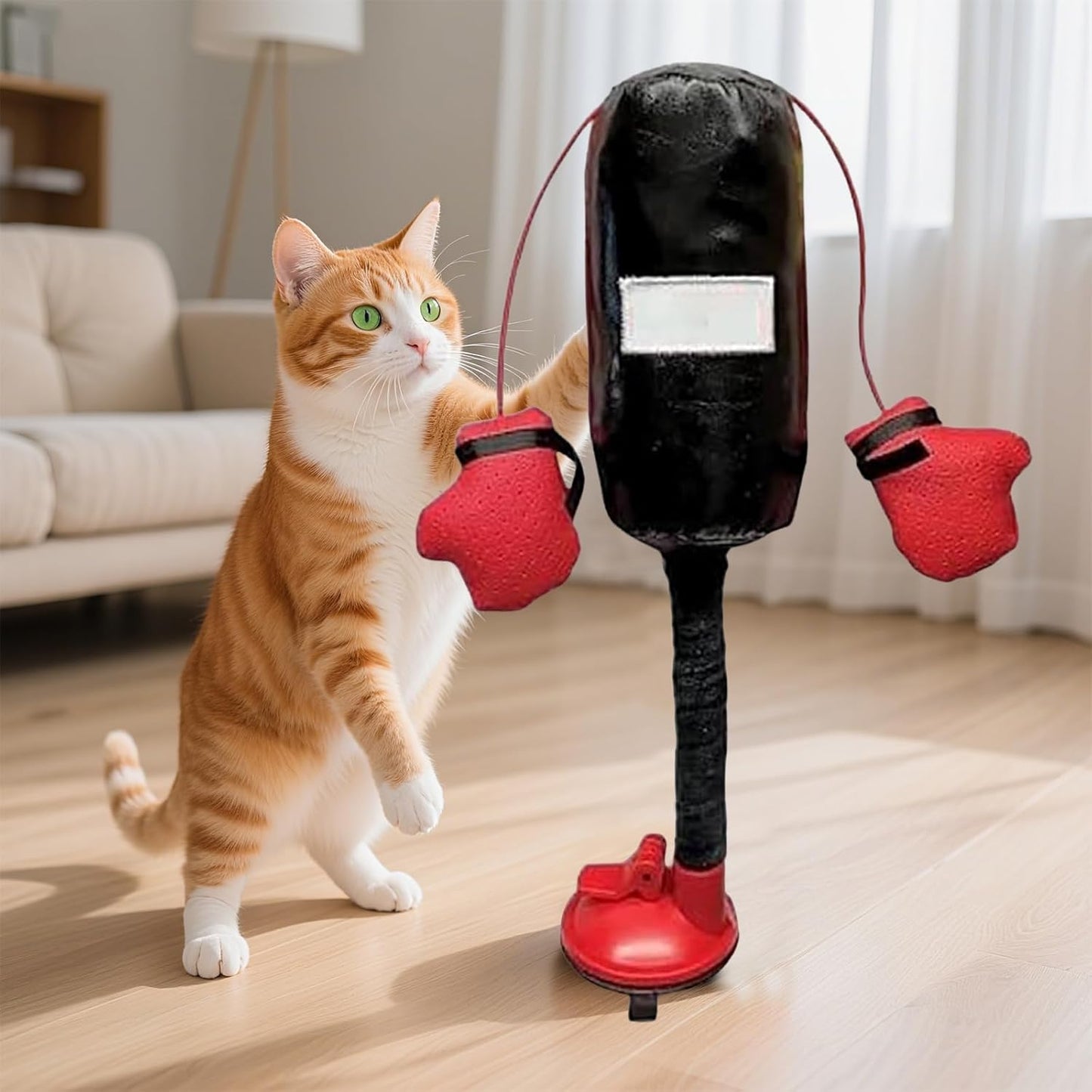 🐱 Meow-Tyson is Ready! | Funny Interactive Cat Boxing Punching Bag Toy 🥊