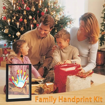 🔥 Stop Letting Their Childhood Slip Away: The 4-Layer Magic 3D Handprint Frame Set That Freezes Family Love Forever! 🪵👶