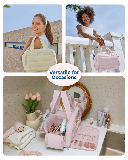 ✨ Large Travel Toiletry Bag for Women – Lightweight & Spacious 💄✈️