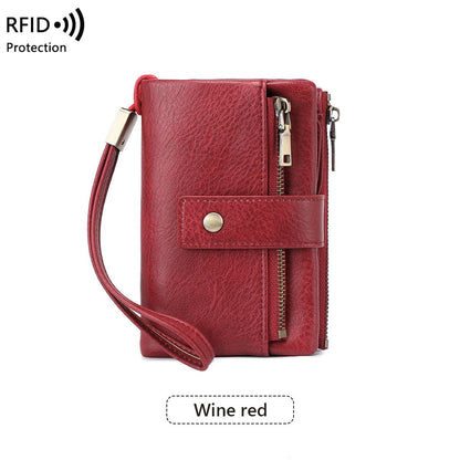 👛 Lock Your Privacy | Limited-Time 49% OFF! Women's RFID Blocking Premium Leather Wallet & Multi-Slot Compact Organizer ✨