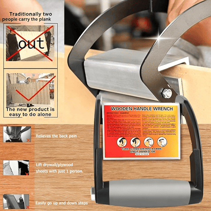 💪Panel Carrier Gripper – One-Hand Board Lifting Tool