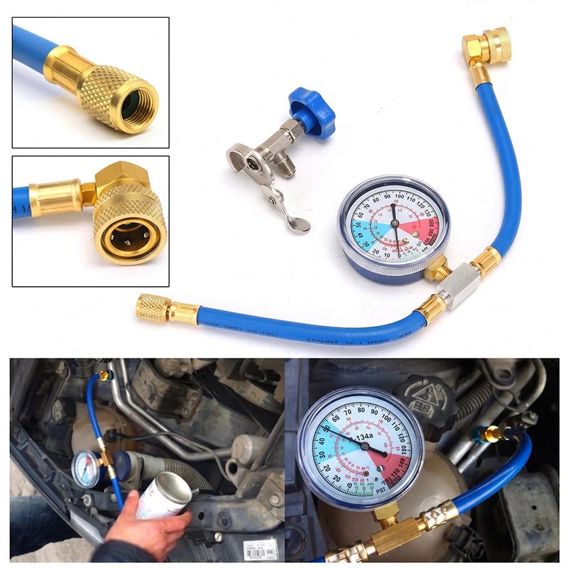 time-limited-special-r134a-ac-refrigerant-charging-hose-with-gauge-universal-easy-diy-tool-613