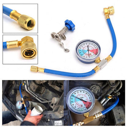 time-limited-special-r134a-ac-refrigerant-charging-hose-with-gauge-universal-easy-diy-tool-613