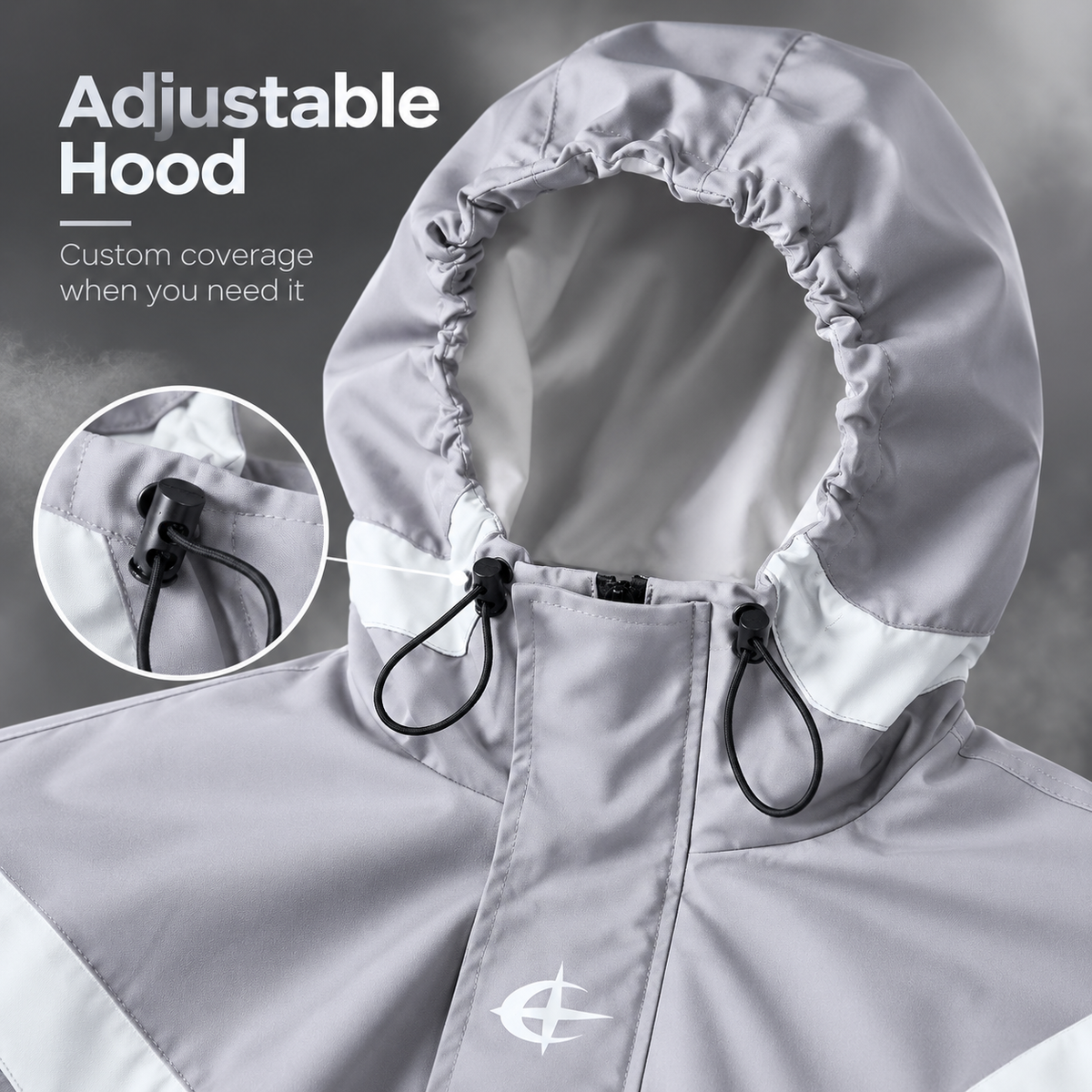 Men's Futuristic Techwear Windbreaker