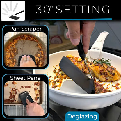🔥 The Anti-Awkward Spatula: The Ultimate Adjustable-Angle Kitchen Gadget That Fits Air Fryers, Griddles & Snatches Every Edge! 🍳📐