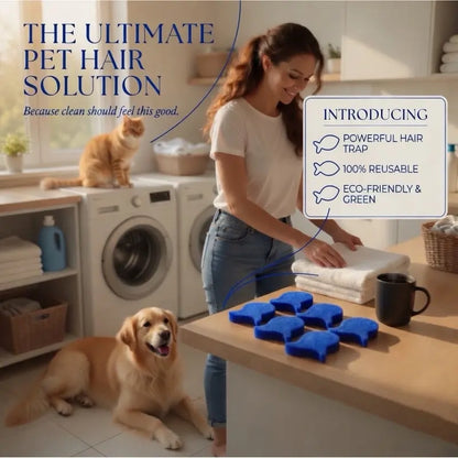 ⚡ The Ultimate Laundry Cheat Code: The 6-Pack Magic Pet Hair Removal Fish That Snatches Every Fur & Cleans Your Clothes Automatically! 🧺🐱