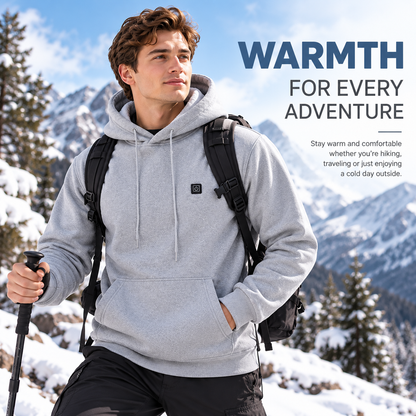 5-Zone Heated Hoodie with Adjustable Temperature