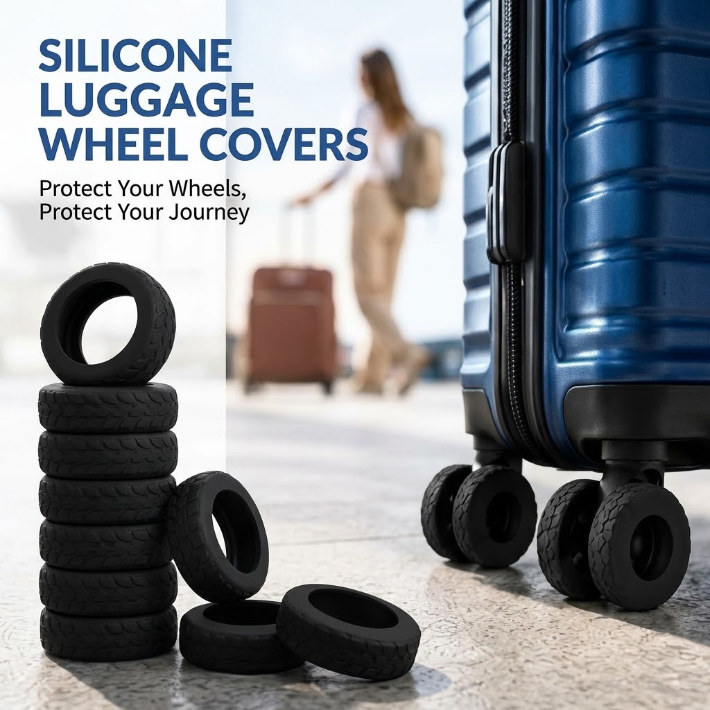 Silicone Luggage Wheel Covers