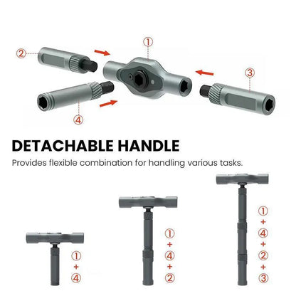 👨‍ Flip the Switch on Efficiency: The 24-in-1 Heavy-Duty Ratchet Screwdriver Set Every Man Needs in His Pocket! 🛠️🎁