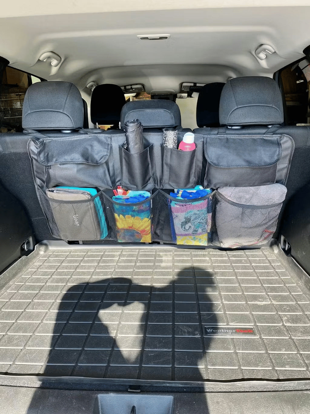 🚗📦Car Trunk Organizer – Hanging Storage with 8 Pockets for SUVs & Trucks
