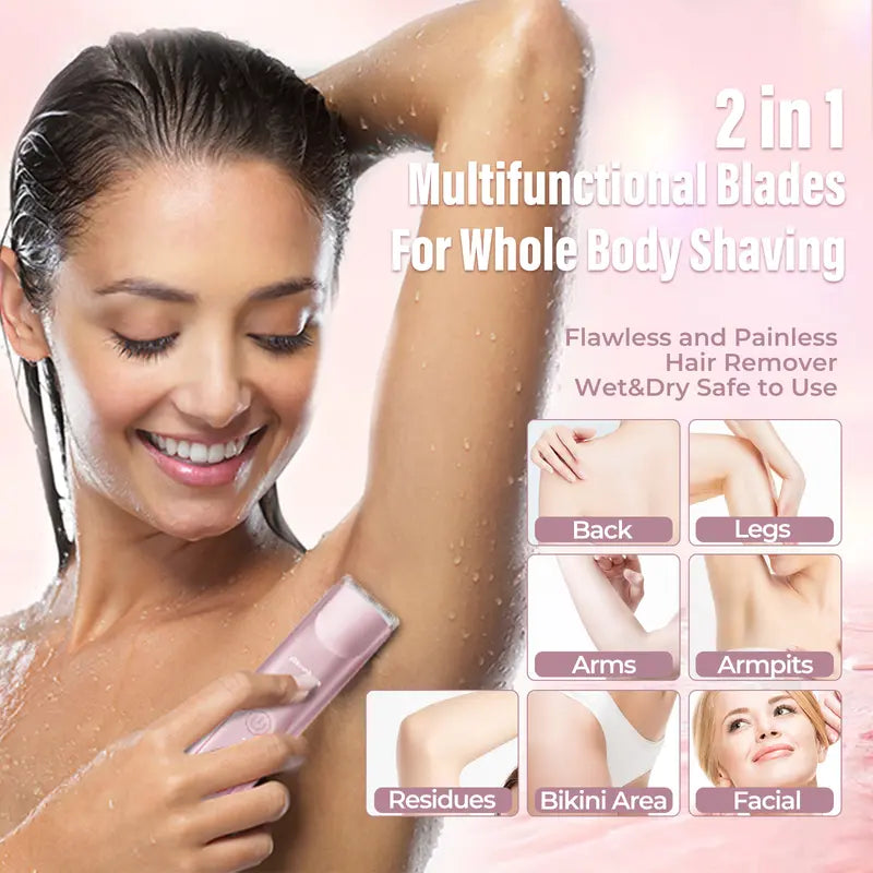 🔥 Erase Razor Bumps For Good: The 2-in-1 Waterproof Electric Bikini Trimmer That Delivers Flawless, Silk-Smooth Skin Without The Waxing Pain! 👙🍑