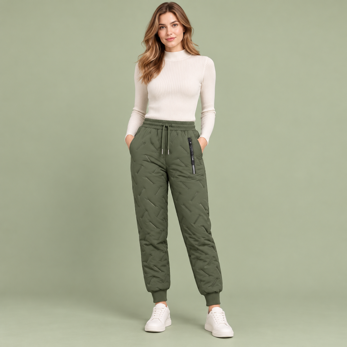 Women’s Fleece-Lined Winter Jogger Pants
