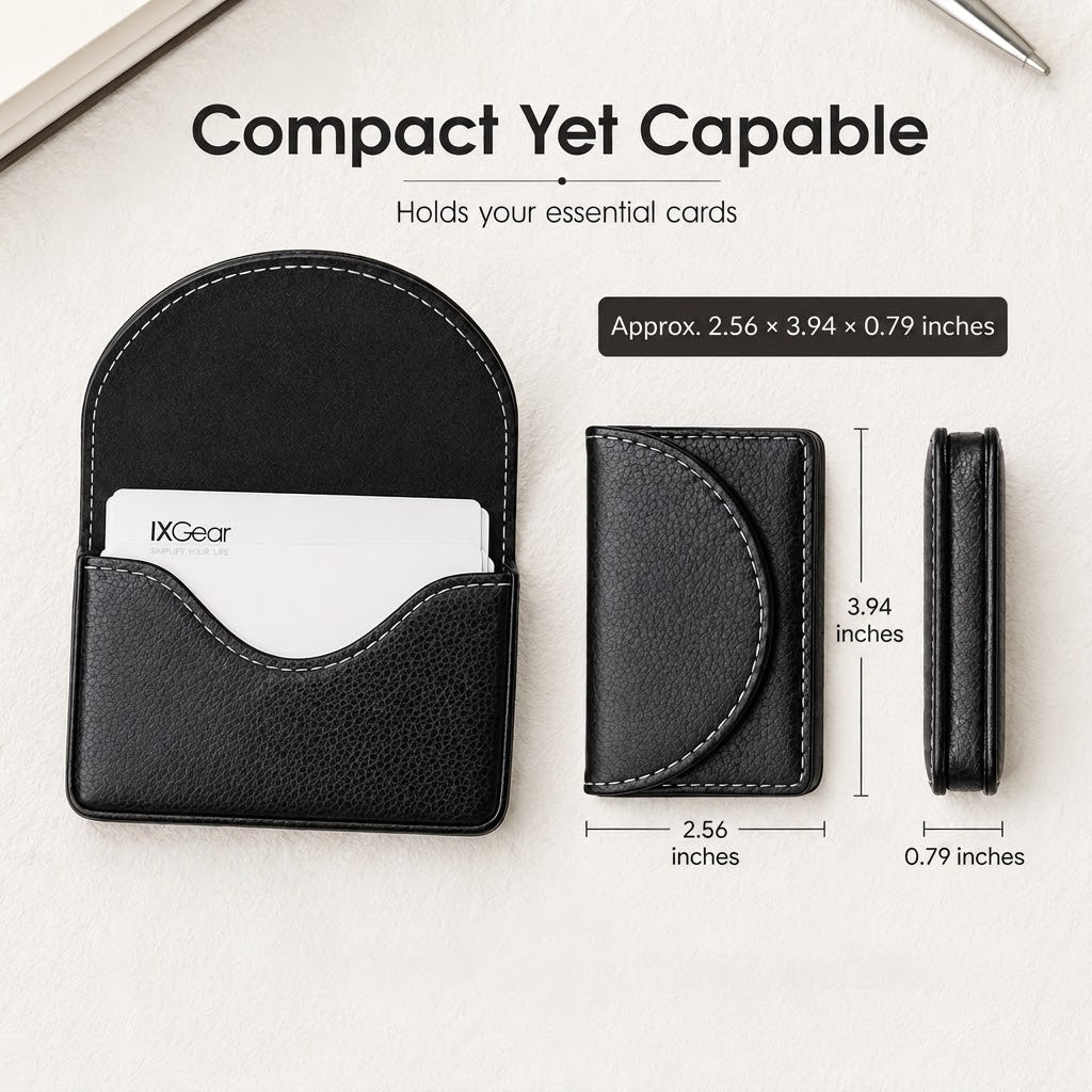 Slim Magnetic Business Card Holder