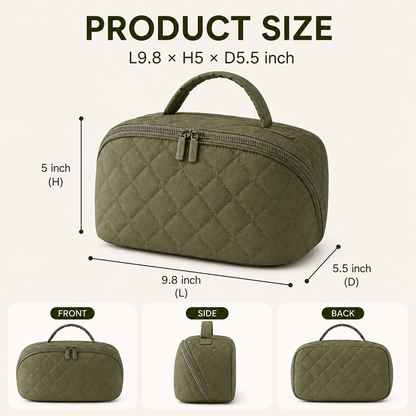 ✈️✨ The Perfect Travel Toiletry Bag — Includes a Free Mini Pouch