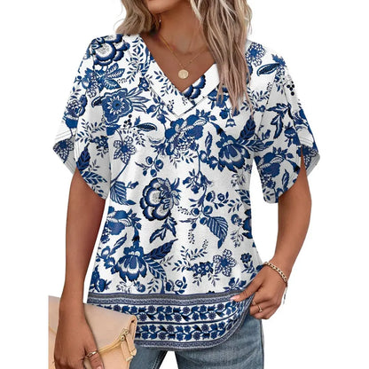 👚💖Effortless Elegance: The Viral Petal-Sleeve Blouse That Complements Every Silhouette!