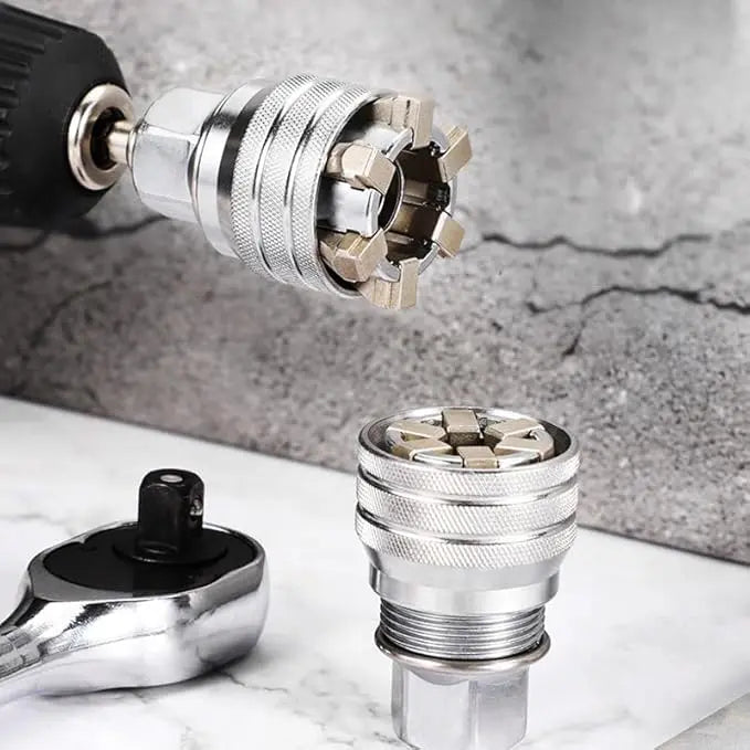 ⚡ The Tool That Replaces Your Entire Toolbox: The Heavy-Duty Universal Socket That Snaps Onto Any Nut, Hook & Stripped Bolt Instantly! 🛠️🔥