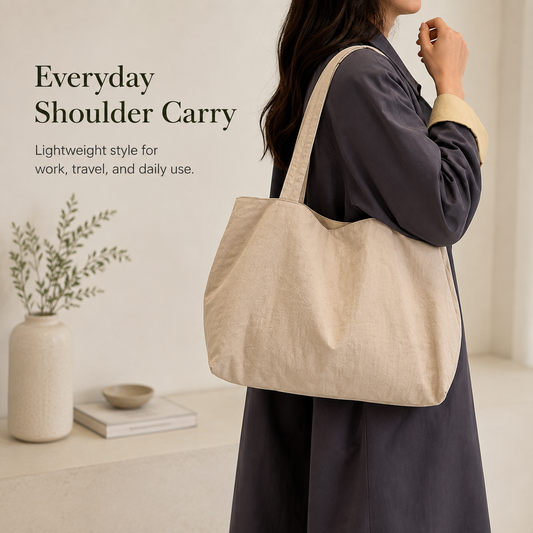 Three Compartment Large Capacity Tote Bag