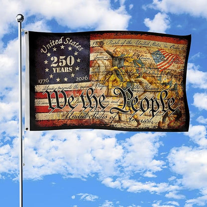🦅🎆US History in the Making: Honor America’s 250th Anniversary with This Premium Double-Sided Flag!