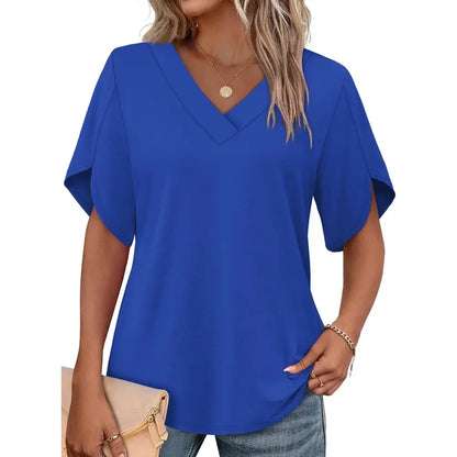 👚💖Effortless Elegance: The Viral Petal-Sleeve Blouse That Complements Every Silhouette!