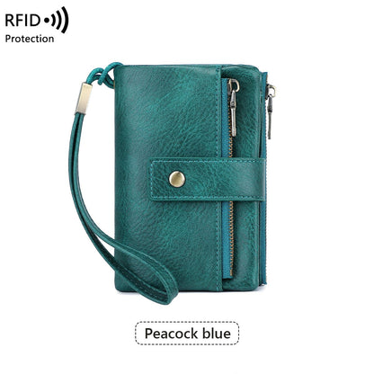 👛 Lock Your Privacy | Limited-Time 49% OFF! Women's RFID Blocking Premium Leather Wallet & Multi-Slot Compact Organizer ✨