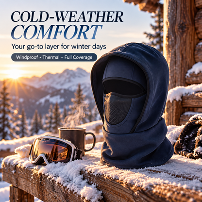 Unisex Thermal Balaclava – Windproof Full Face Winter Hood
