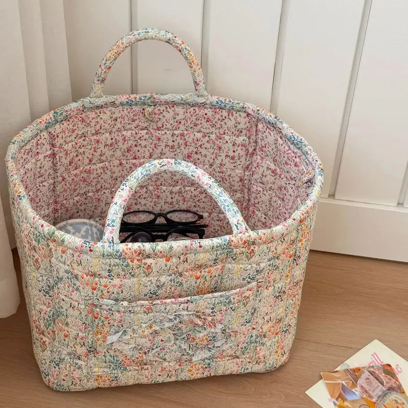 🔥 Reclaim Your Luxury Cabin Vibe: The Chic 1-Second Floral Car Storage Basket That Vanishes Backseat Clutter & Is 100% Machine Washable! 🌸📦