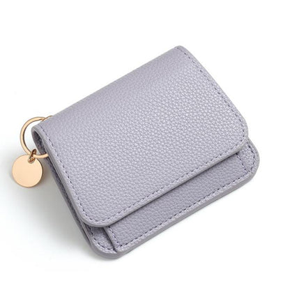 💳 Pocket-Sized Elegance | Women's Elegant Minimalist Short Slim Bifold Purse, RFID Blocking Card Holder & Compact Coin Wallet ✨