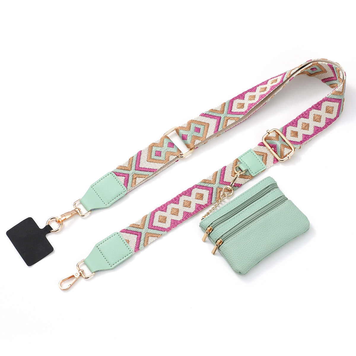 📱 Free Your Hands | Last Day 49% OFF! Essential Travel Phone Crossbody Strap with Integrated Zippered Pouch & Card Holder ✨