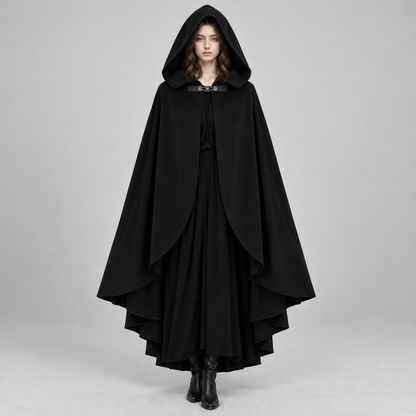 Medieval Gothic Hooded Cloak – Long Cosplay Cape