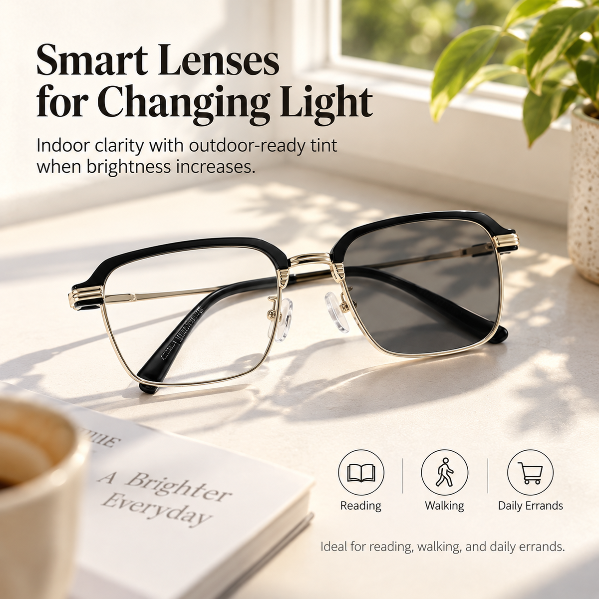 Progressive Blue Light Reading Glasses